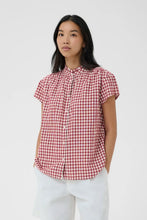 Load image into Gallery viewer, Bjanka Check Blouse
