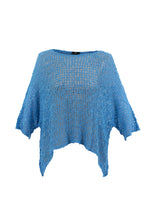 Load image into Gallery viewer, Marble Loose Knit Pullover Coverup - One Size in White or Powder Blue
