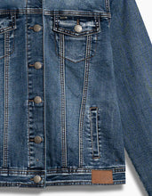 Load image into Gallery viewer, Lois Steph Handblast Relaxed Fit Denim Jacket
