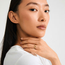 Load image into Gallery viewer, Pilgrim LULU recycled wavy stack ring