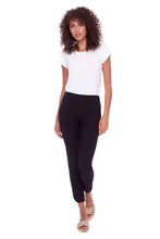 Load image into Gallery viewer, UP! Pull On Ankle Pant with Petal Slit