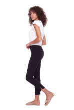 Load image into Gallery viewer, UP! Pull On Ankle Pant with Petal Slit