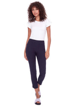 Load image into Gallery viewer, UP! Pull On Ankle Pant with Petal Slit