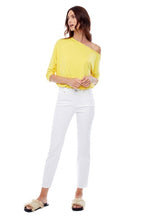 Load image into Gallery viewer, UP! Slim Fit Pull On Body-Shaping Denim Ankle Pant in White

