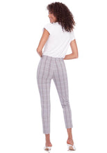 Load image into Gallery viewer, UP! Iceland Plaid Print Techno Ankle Pant
