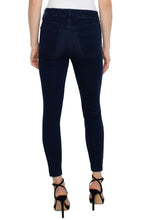 Load image into Gallery viewer, Liverpool Buckthorn (Dark Blue) Gia Glider Ankle Skinny Pull-On Jean
