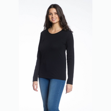 Load image into Gallery viewer, DKR & Co Cotton Rich Long Sleeve Crew Neck Top