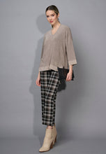 Load image into Gallery viewer, Picadilly V-Neck Metallic Top