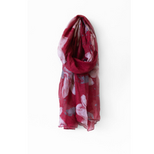 Load image into Gallery viewer, Caracol Lightweight Colourful Floral Print Scarf in Various Colours
