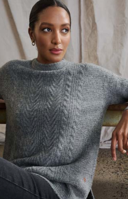 Cable tunic sweater best sale