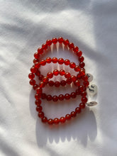 Load image into Gallery viewer, The Signature Red Agate Bracelet — 8mm