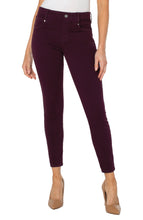 Load image into Gallery viewer, Liverpool Gia Glider Ankle Skinny Pull-On Pant/Jean in Brunette or Raisin
