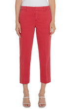 Load image into Gallery viewer, Liverpool Berry Blossom Kelsey Crop Pant
