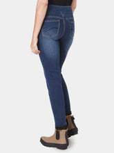 Load image into Gallery viewer, Lois Darkstone Liette Skinny Lined Pull On Jean
