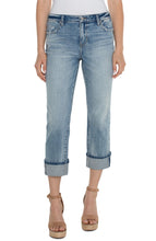 Load image into Gallery viewer, Liverpool Old Coast (Light Blue) Marley Vintage Denim Jeans with Cuff
