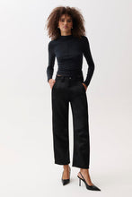 Load image into Gallery viewer, Beau Sateen Seamed Crescent Leg Pant