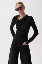 Load image into Gallery viewer, Lena Asymmetrical Knit Top