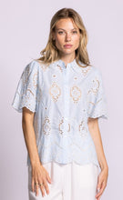 Load image into Gallery viewer, Lily Eyelet Embroidered Cotton Blouse