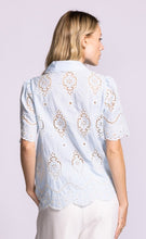 Load image into Gallery viewer, Lily Eyelet Embroidered Cotton Blouse