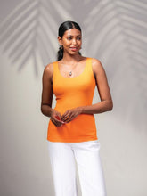 Load image into Gallery viewer, Alison Sheri Short Tank Top with Round Neckline