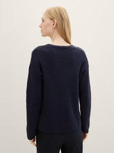 Load image into Gallery viewer, Tom Tailor Cozy Knit V-Neck Sweater in Various Colours

