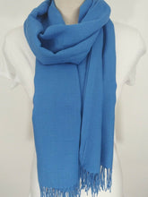 Load image into Gallery viewer, Turkish Narrow Pashmina Wrap with Fringe in a Variety of Colours