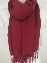 Load image into Gallery viewer, Turkish Soft Wide Pashmina Wrap with Fringe in Varied Colours