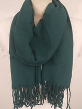 Load image into Gallery viewer, Turkish Soft Wide Pashmina Wrap with Fringe in Varied Colours