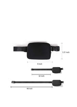 Load image into Gallery viewer, B.lush Nylon Belt Crossbody Bag In Black, Light Grey or Beige