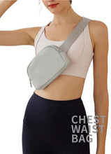 Load image into Gallery viewer, B.lush Nylon Belt Crossbody Bag In Black, Light Grey or Beige