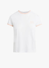 Load image into Gallery viewer, The Collegiate Chest Logo Ringer Tee