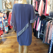 Load image into Gallery viewer, SLNY Sleeveless Shift Dress with Matching Cape