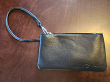 Load image into Gallery viewer, B.lush Wristlet Purse in Mint, Black &amp; Pale Yellow
