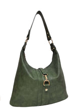 Load image into Gallery viewer, B.lush Hobo Bag with Adjustable Handle in Forest or Black
