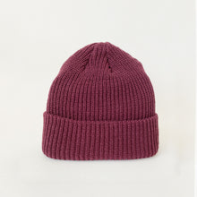Load image into Gallery viewer, Caracol Ribbed Knit Beanie in Various Colours - Made in Canada
