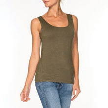 Load image into Gallery viewer, Alison Sheri Short Tank Top with Round Neckline