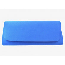 Load image into Gallery viewer, Evershine Satin Clutch in Blue or White
