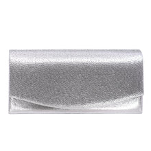 Load image into Gallery viewer, Taxi Ella Sparkle Front Clutch in Champagne or Silver
