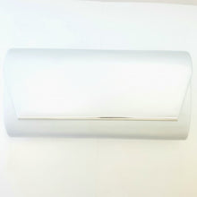 Load image into Gallery viewer, Evershine Clutch with Silver Bar Detail in Silver or Black
