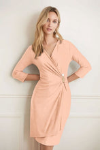 Load image into Gallery viewer, Joseph Ribkoff Signature Dress in Mineral Blue or Rose
