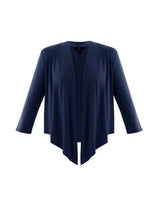 Load image into Gallery viewer, Marble 3/4 Sleeve Open Cardigan in Navy or White
