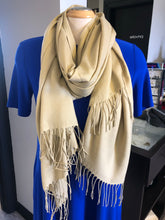Load image into Gallery viewer, Turkish Soft Wide Pashmina Wrap with Fringe in Varied Colours