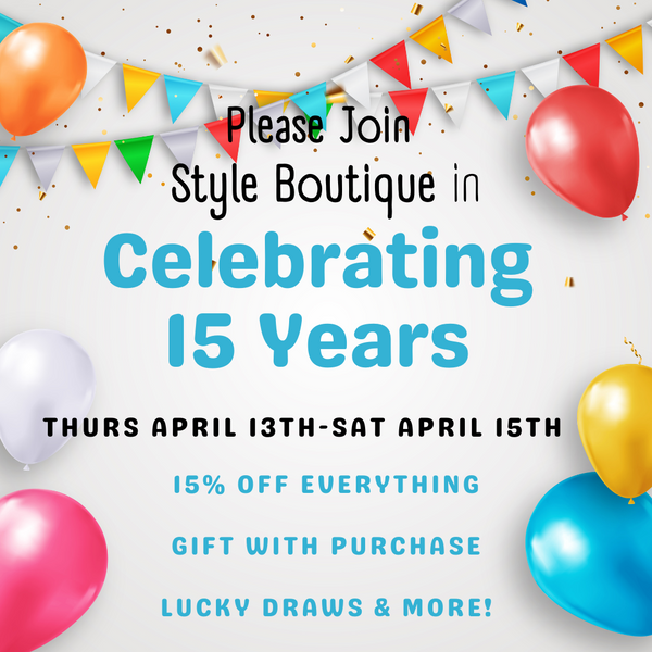 Celebrating 15 Years in Business