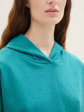 Load image into Gallery viewer, Tom Tailor Ever Green Loose Fit Sweatshirt with Hood
