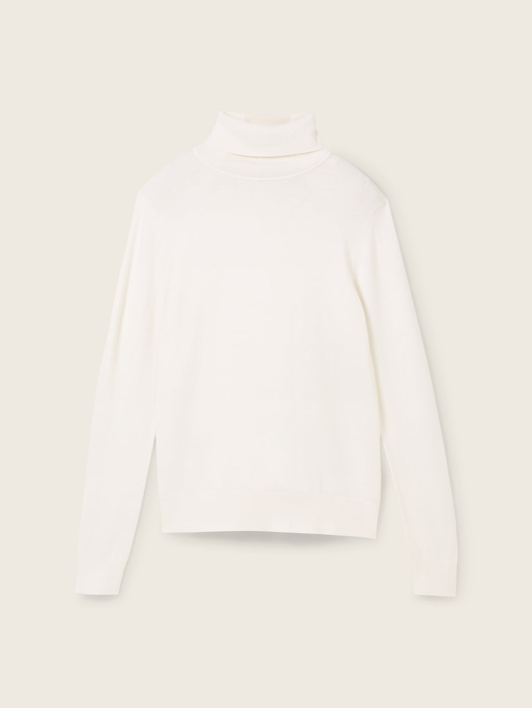 Tom Tailor Knit Basic Turtleneck Sweater in Sky Captain Blue, Powder Rose or Whisper White