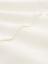 Load image into Gallery viewer, Tom Tailor Off White Knit Rib V-Neck Button Front Cardigan with Sleeve Slits
