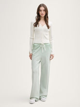 Load image into Gallery viewer, Tom Tailor Off White Knit Rib V-Neck Button Front Cardigan with Sleeve Slits
