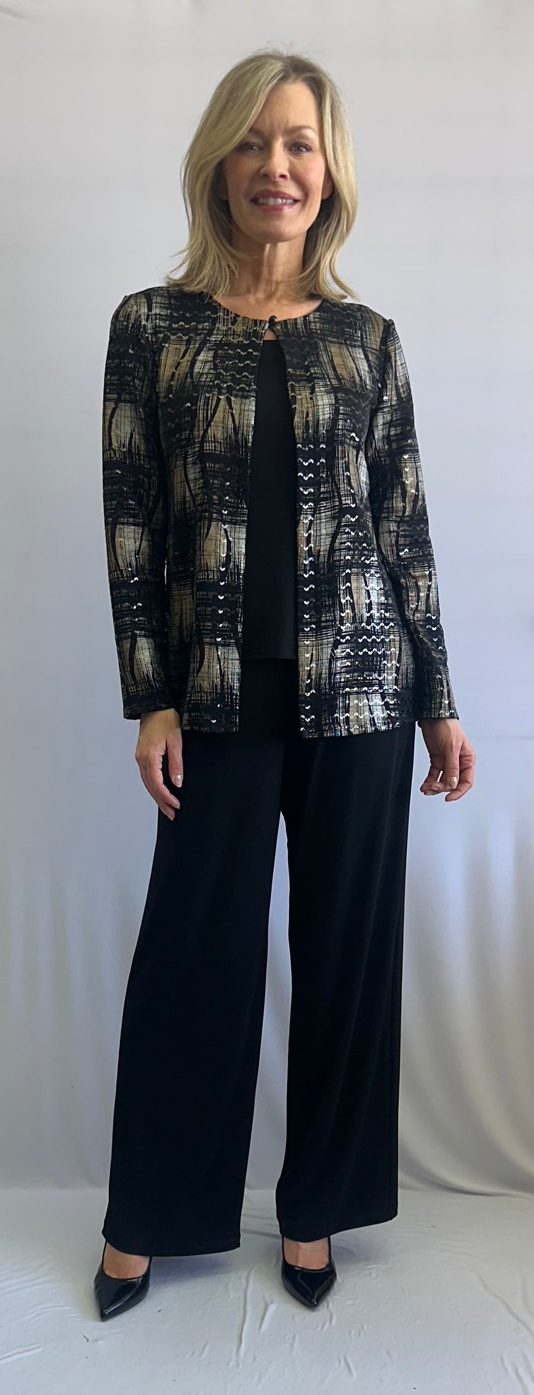 Soft Works Black Pull On Pant