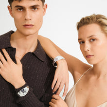 Load image into Gallery viewer, Pilgrim SPARKLE Flat Bangle Bracelet
