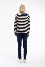 Load image into Gallery viewer, Orientique Striped Pullover Cotton Sweater
